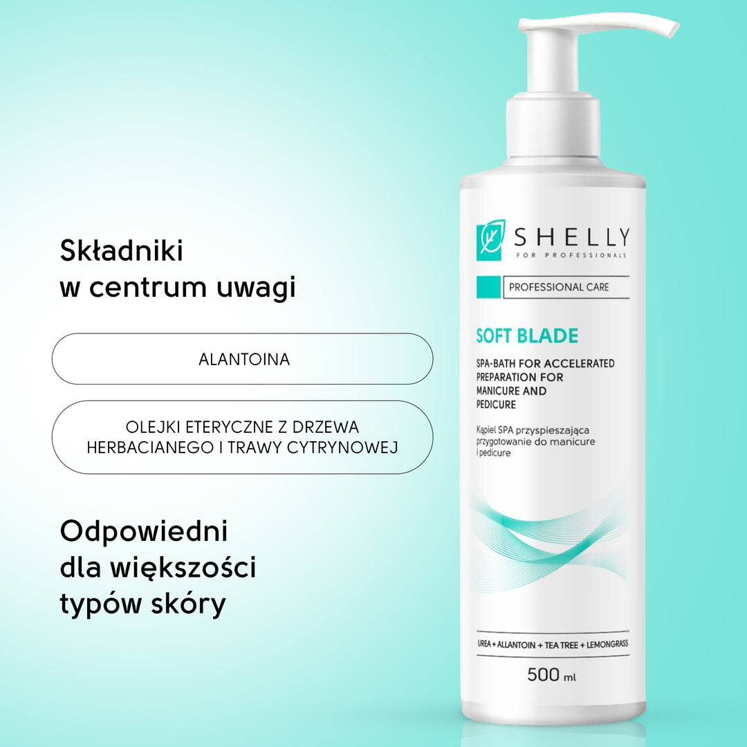 Spa bath for accelerated preparation for manicure and pedicure Soft blade - 500 ml