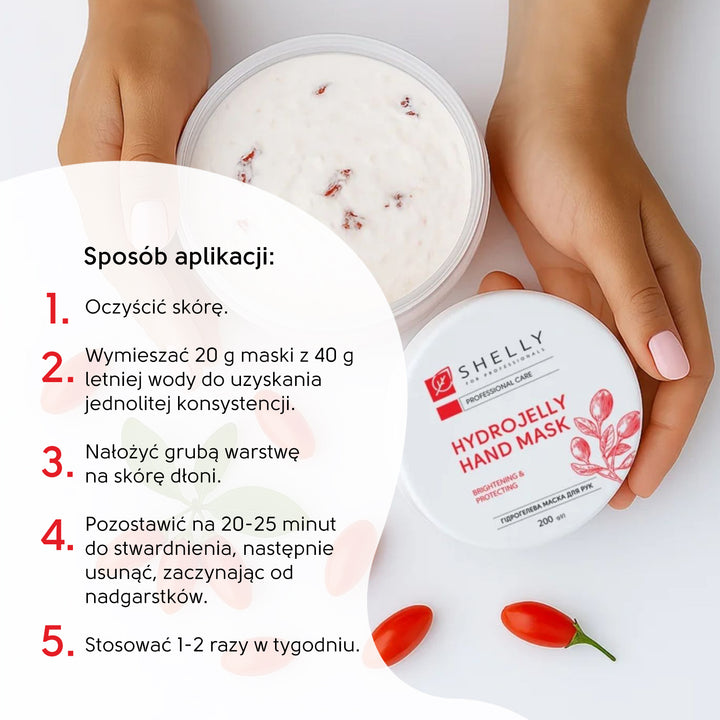 Hydrogel hand mask with goji berries – 200 g