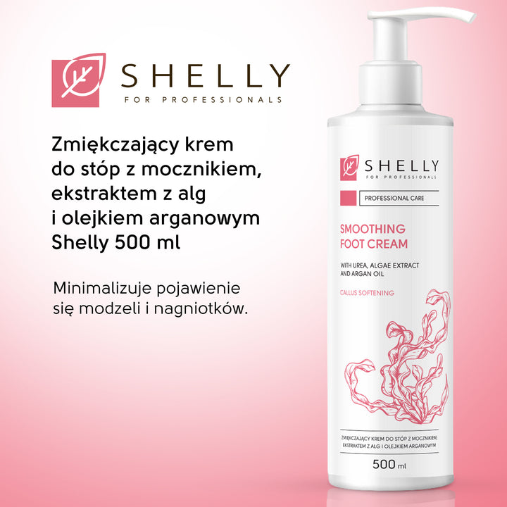 Softening foot cream with urea, algae extract and argan oil - 500 ml