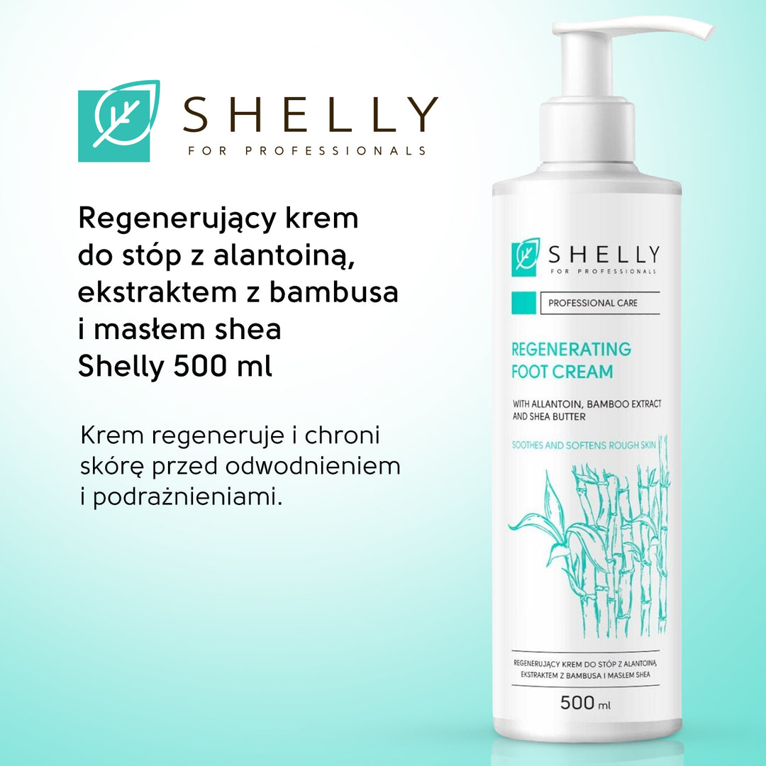 Regenerating foot cream with allantoin, bamboo extract and shea butter - 500 ml
