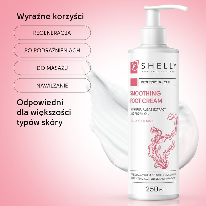 Softening foot cream with urea, algae extract and argan oil - 250 ml