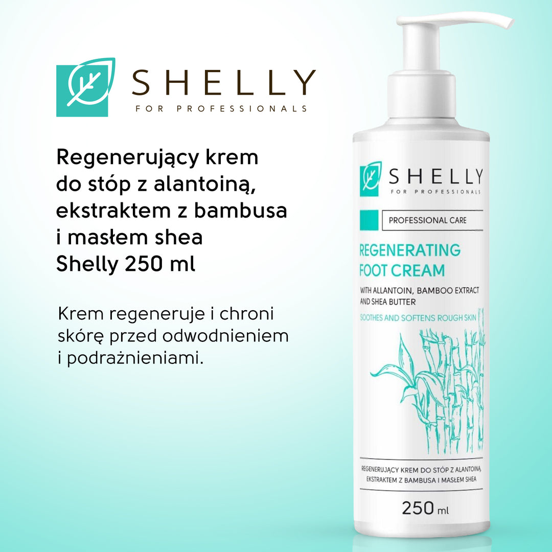 Regenerating foot cream with allantoin, bamboo extract and shea butter - 250 ml