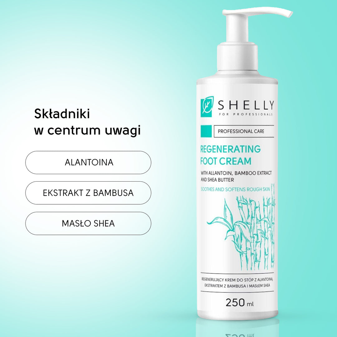 Regenerating foot cream with allantoin, bamboo extract and shea butter - 250 ml