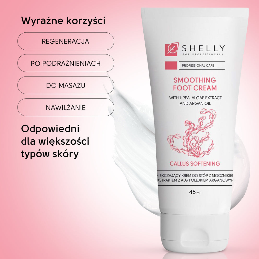 Softening foot cream with urea, algae extract and argan oil - 45 ml