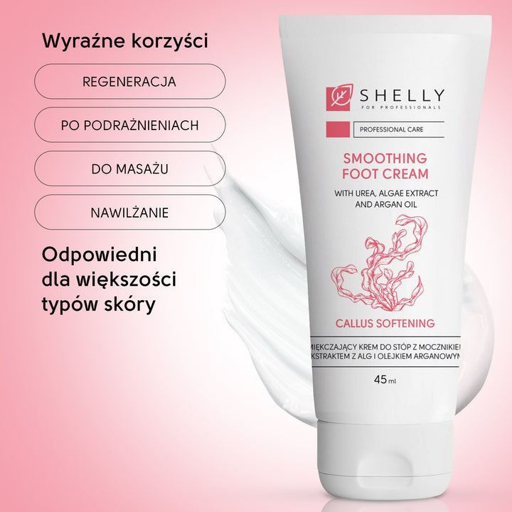 Softening foot cream with urea, algae extract and argan oil - 45 ml