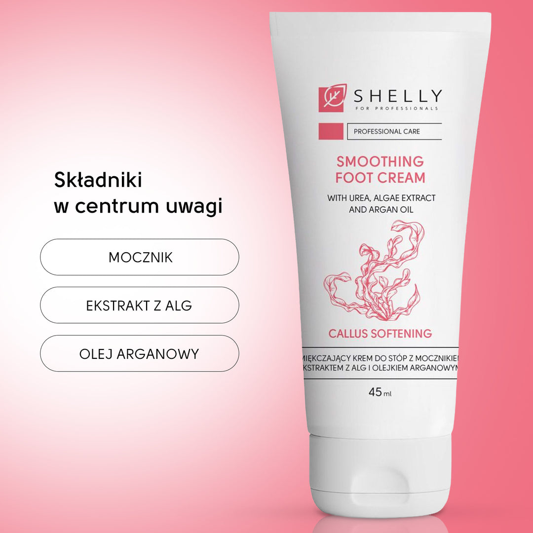 Softening foot cream with urea, algae extract and argan oil - 45 ml