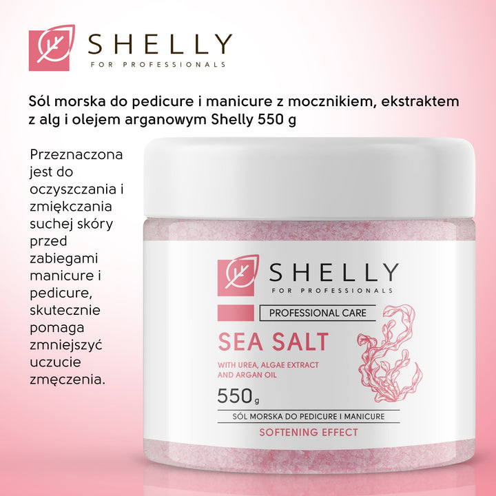 Bath salt with urea, algae extract and argan oil - 550 g