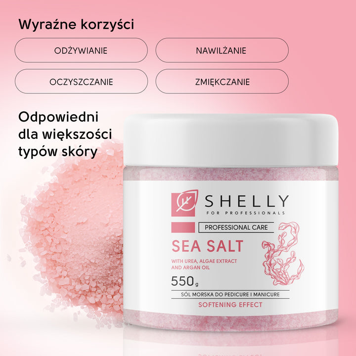 Bath salt with urea, algae extract and argan oil - 550 g