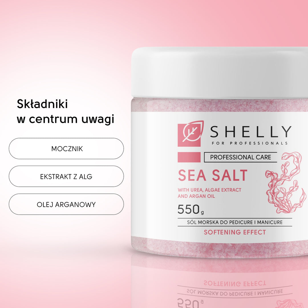 Bath salt with urea, algae extract and argan oil - 550 g