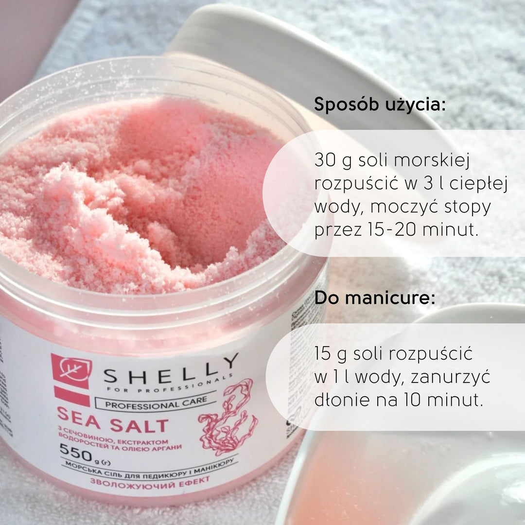 Bath salt with urea, algae extract and argan oil - 550 g