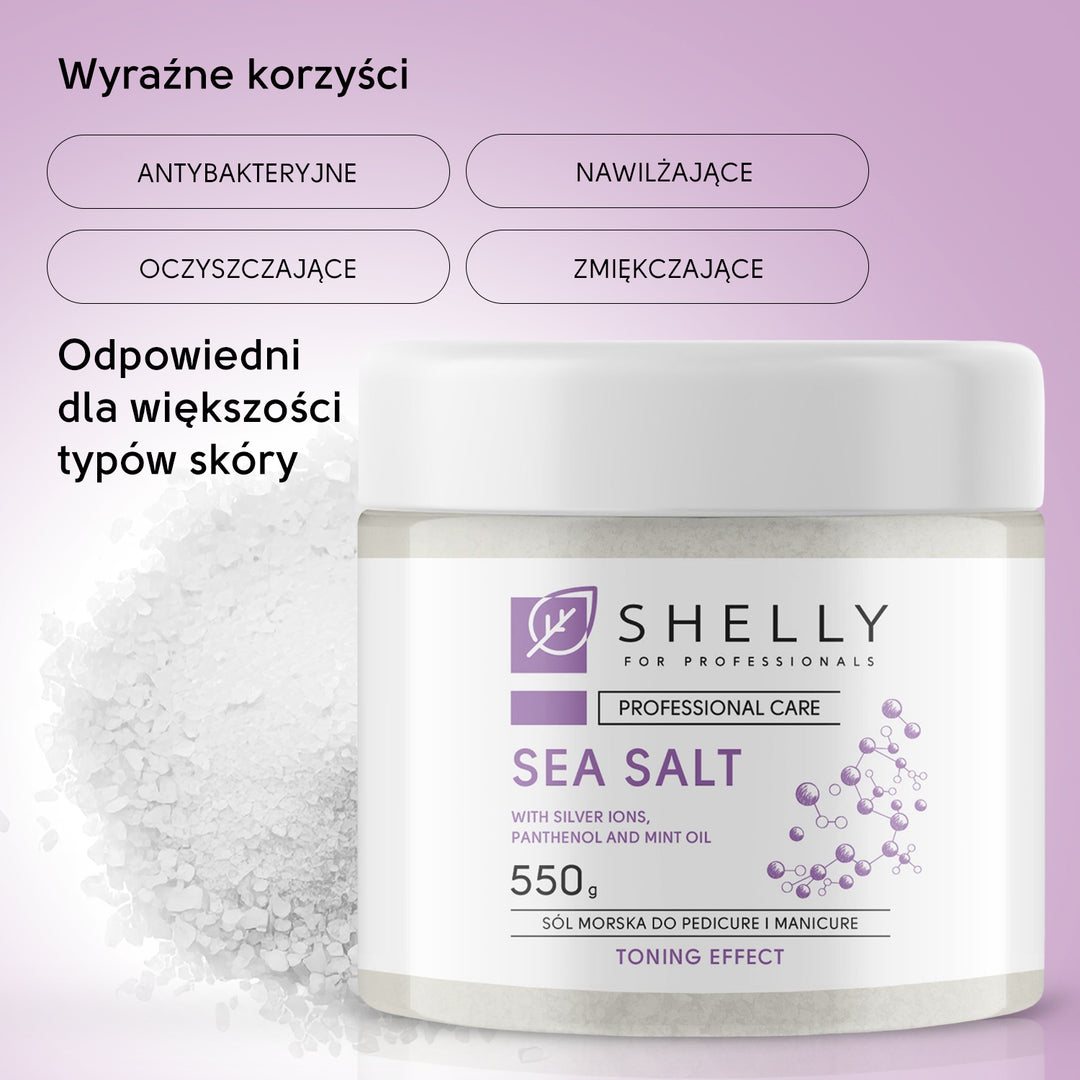 Bath salt with silver ions, panthenol and mint oil - 550 g