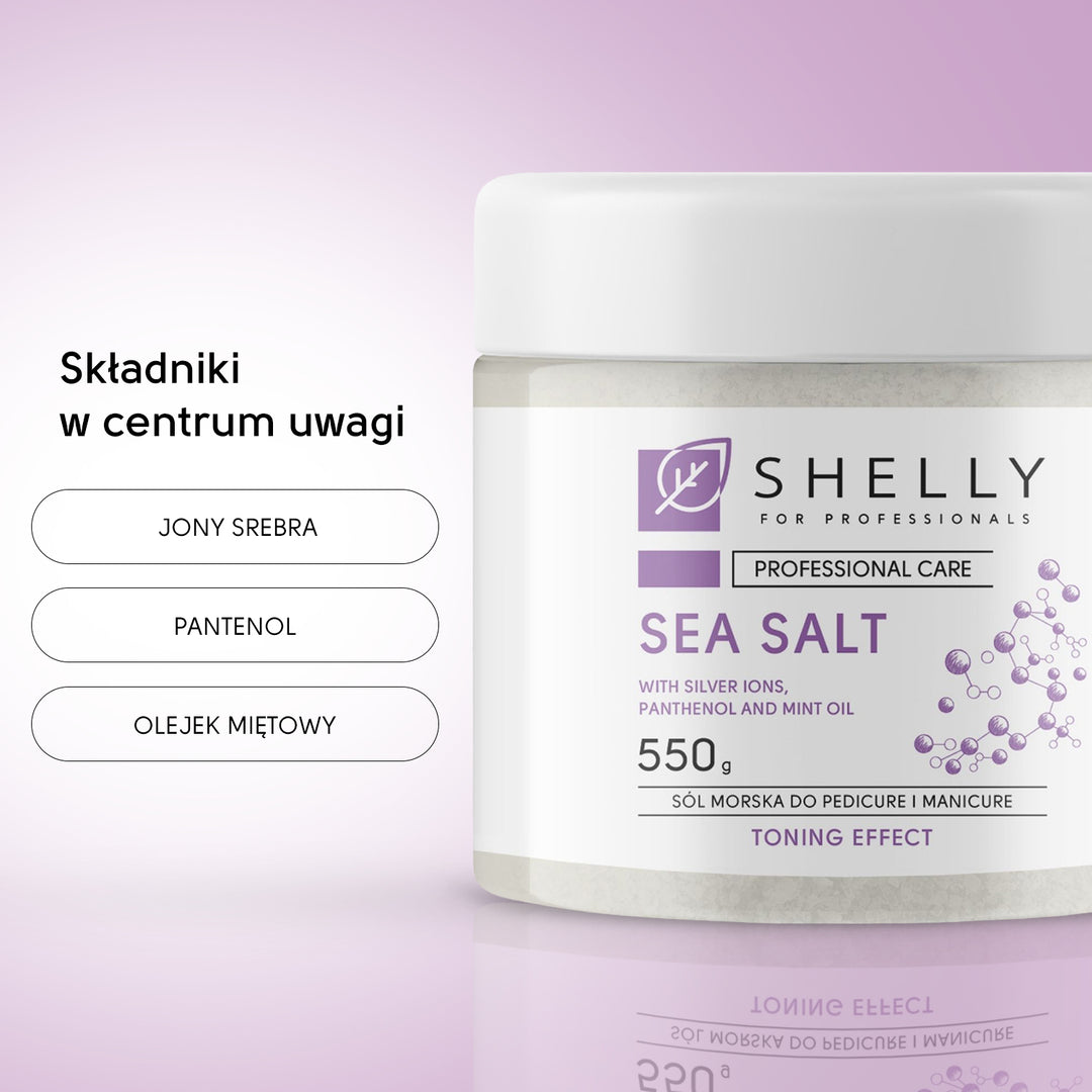 Bath salt with silver ions, panthenol and mint oil - 550 g