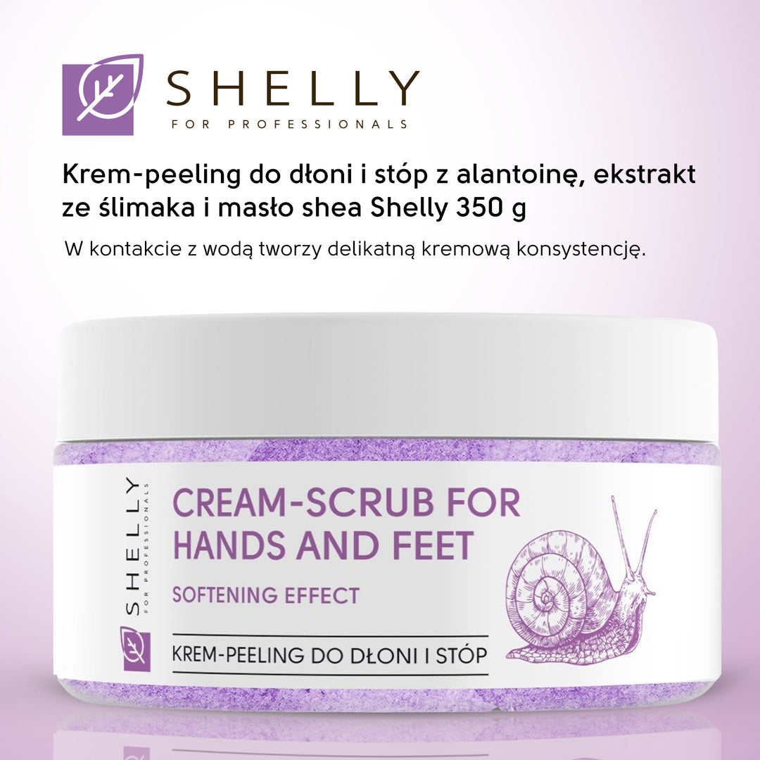 Cream-scrub for hands and feet with allantoin, snail extract and shea oil - 350 g