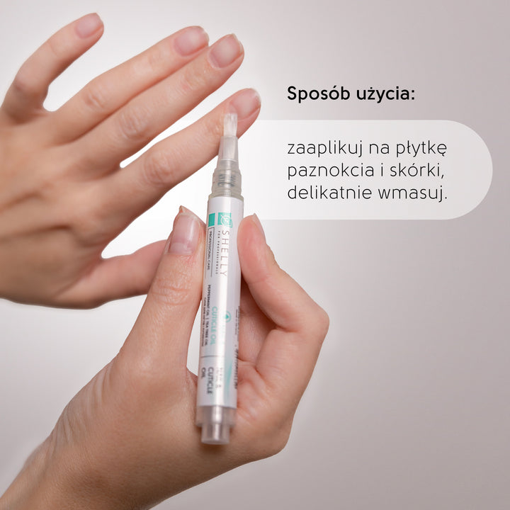 Nail and cuticle oil with moroccan mint extract and tea tree oil - 3 ml