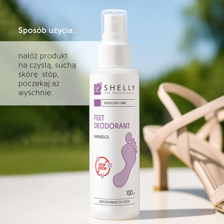 Long-acting deodorant for feet with farnesol - 100 ml
