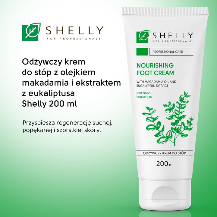 Nourishing foot cream with macadamia oil and eucalyptus extract - 200 ml