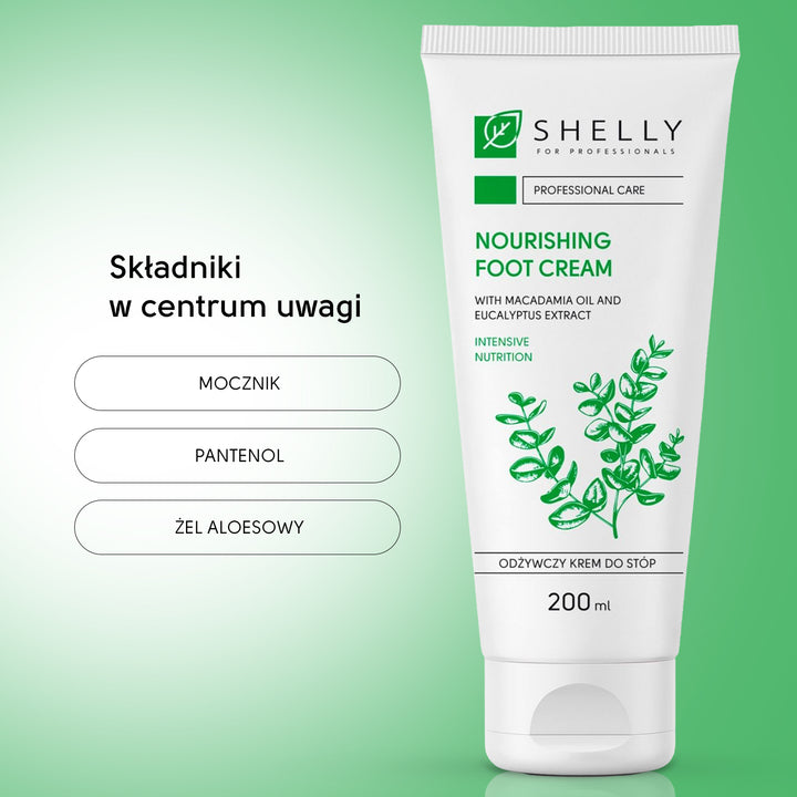 Nourishing foot cream with macadamia oil and eucalyptus extract - 200 ml