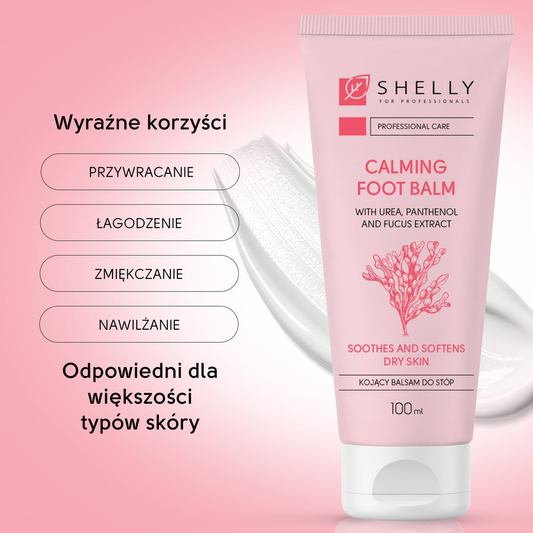 Calming foot balm with urea, panthenol and fucus extract - 100 ml