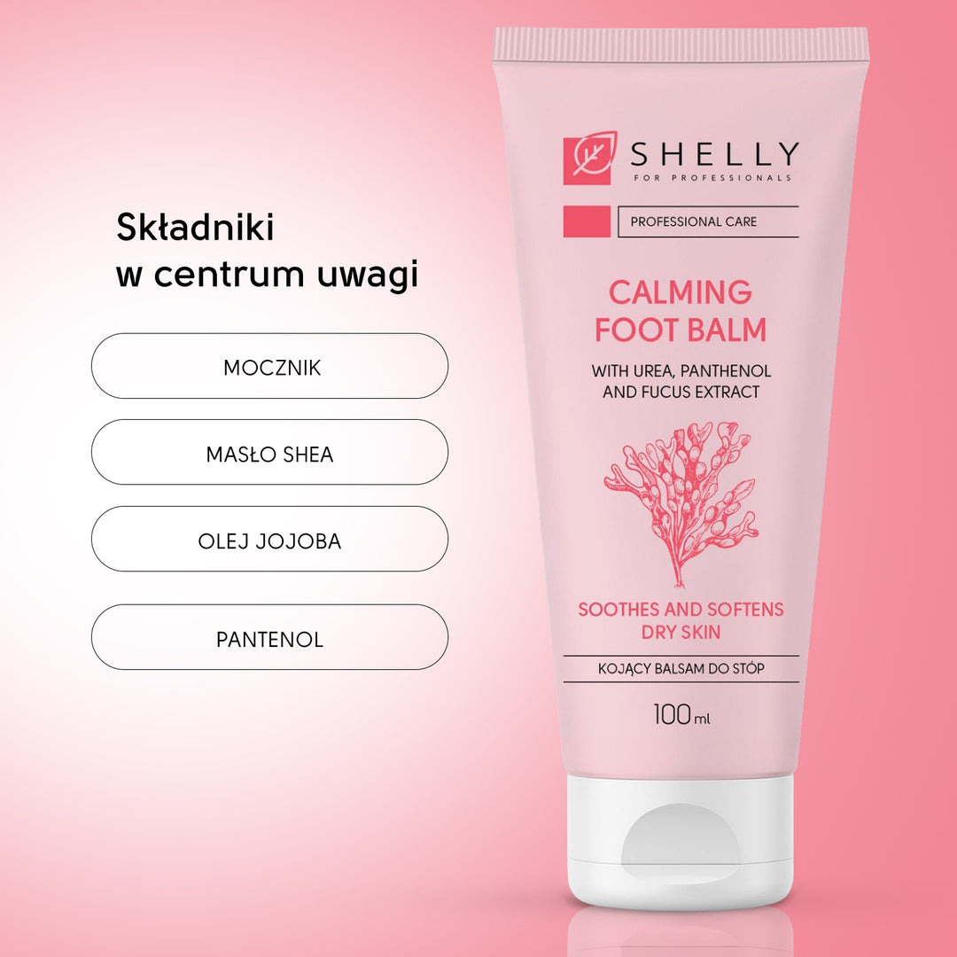 Calming foot balm with urea, panthenol and fucus extract - 100 ml