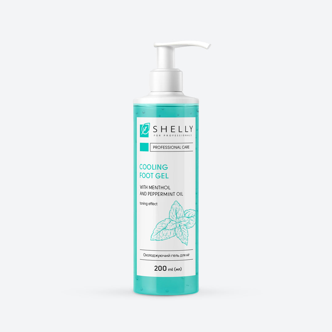 Cooling gel for feet with menthol and mint oil Shelly 200 ml