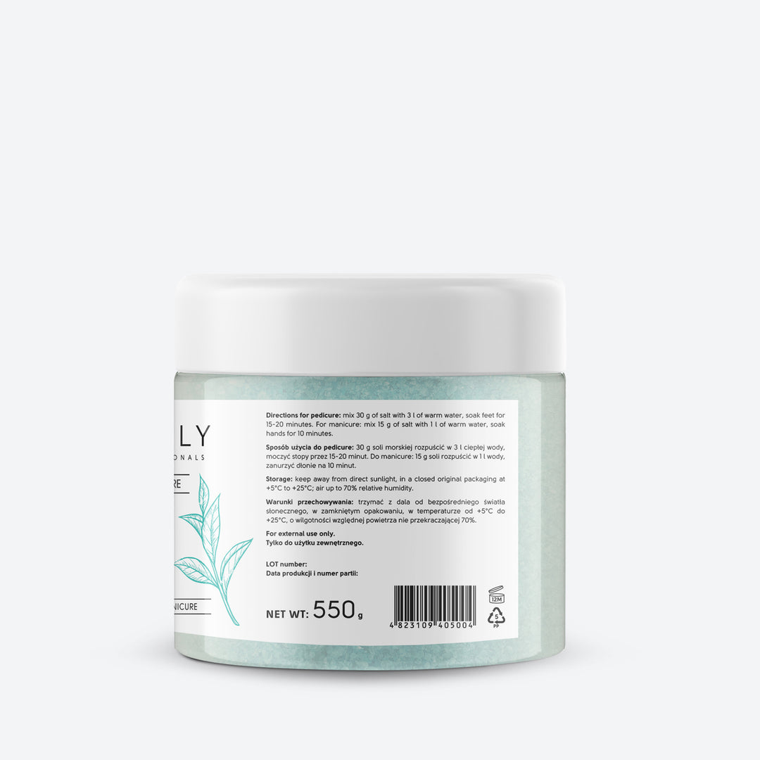 Bath salt with allantoin, green tea extract and rosemary - 550 g