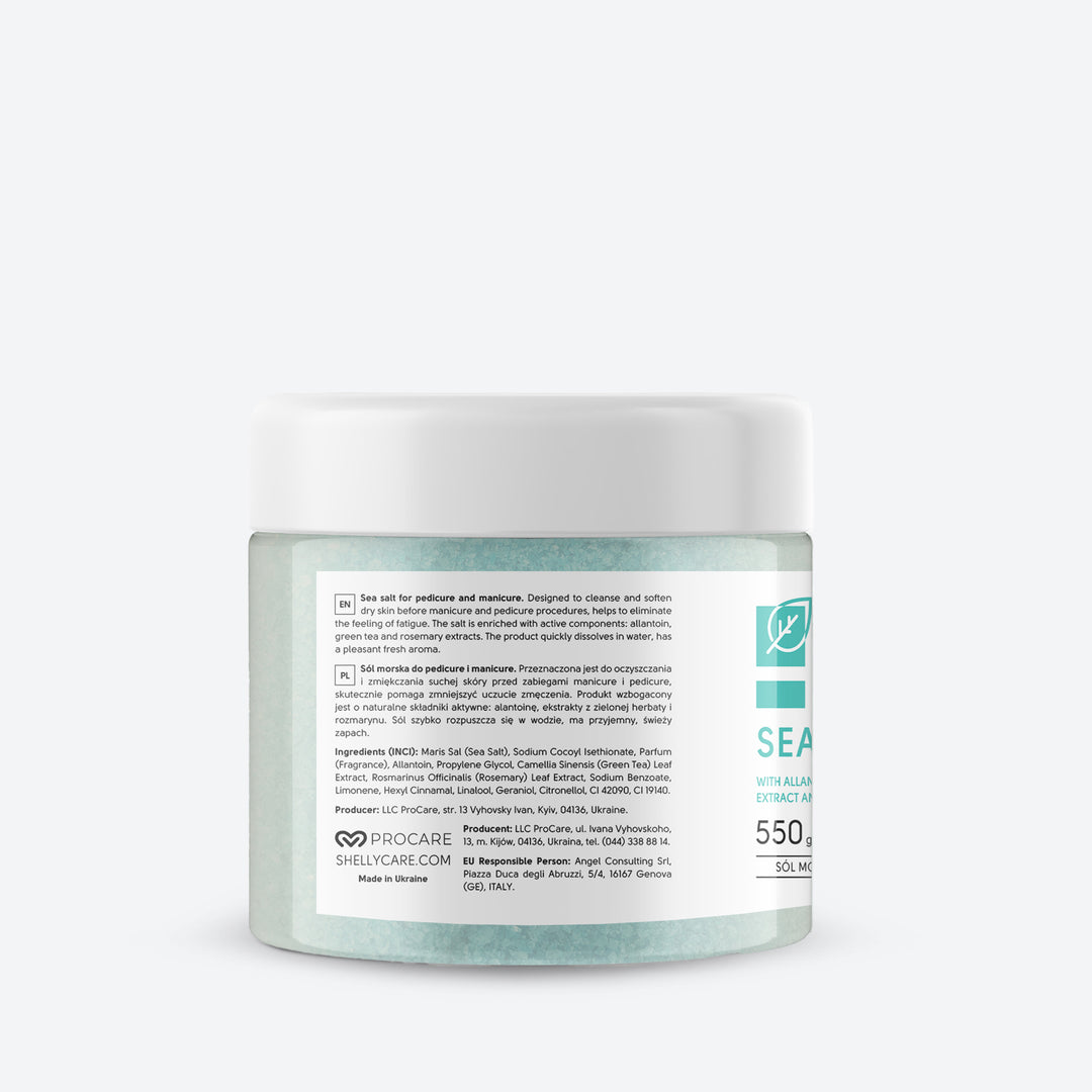 Bath salt with allantoin, green tea extract and rosemary - 550 g