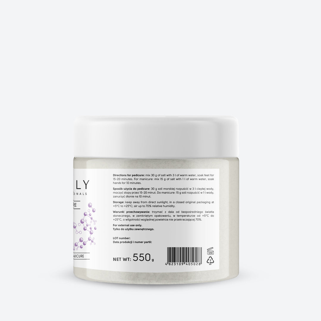 Bath salt with silver ions, panthenol and mint oil - 550 g