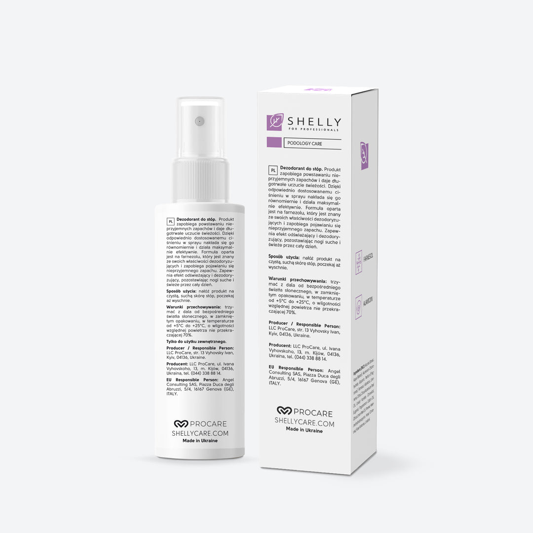 Long-acting deodorant for feet with farnesol - 100 ml