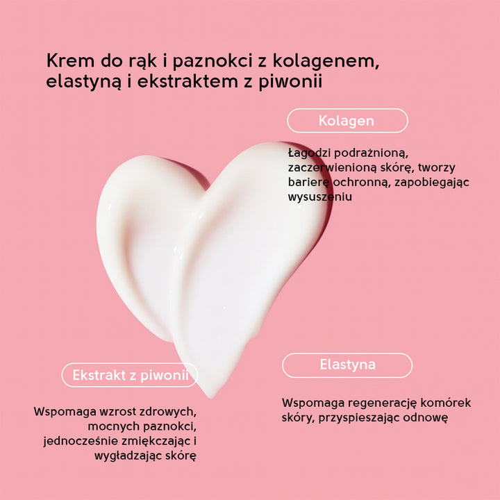 Cream for hands and nails with collagen, elastin and peony extract Shelly - 4 ml x 100 pcs