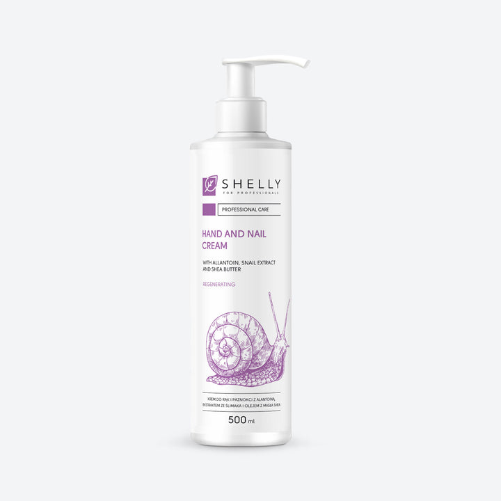 Hand and nail cream with allantoin, snail extract and shea oil - 500 ml