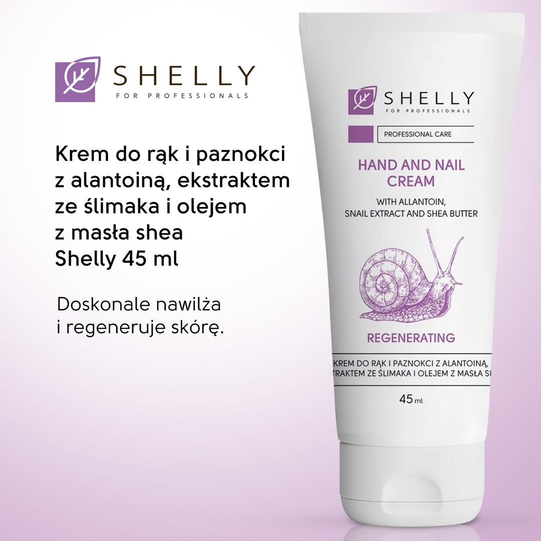 Hand and nail cream with allantoin, snail extract and shea oil - 45 ml