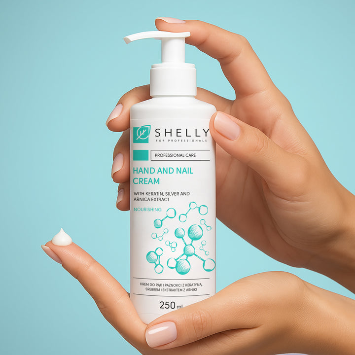 Hands and nails cream with keratin, silver and arnica extract - 250 ml
