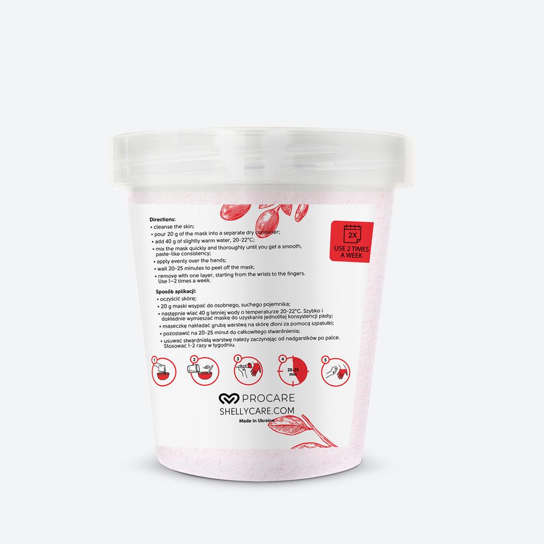 Hydrogel hand mask with goji berries – 200 g