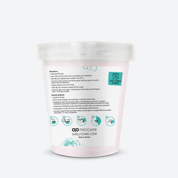 Hydrogel hand mask with rose petal – 200 g