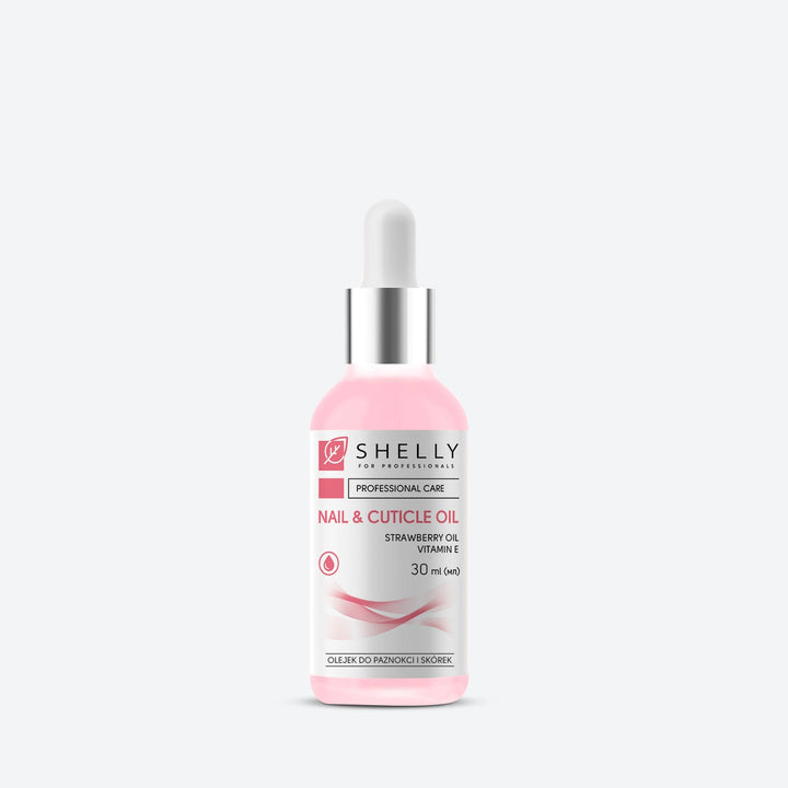 Nail and cuticle oil with strawberry extract and vitamin E Shelly 30 ml