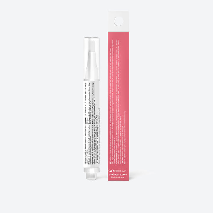 Nail and cuticle oil with strawberry extract and vitamin E - 3 ml