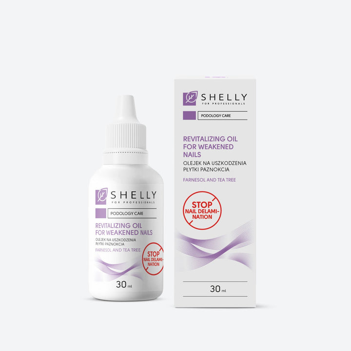 Revitalizing oil for weakened nails Shelly with farnesol and tea tree 30 ml