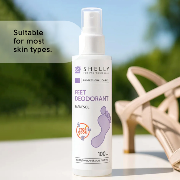Long-Lasting Deodorizing Foot Spray with Farnesol 100 ml