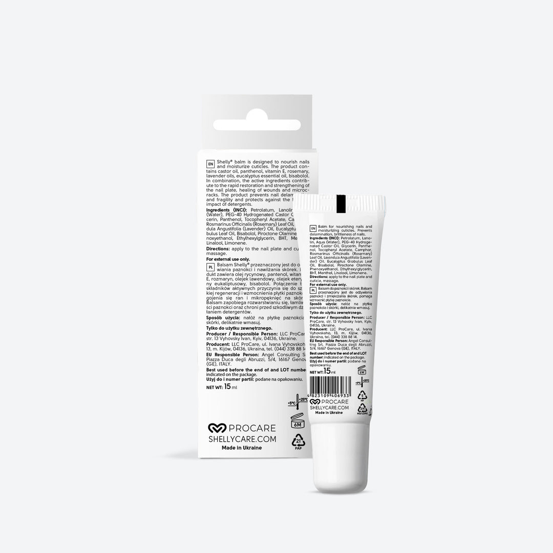 Strengthening nail balm with bisabolol and eucalyptus - 15 ml