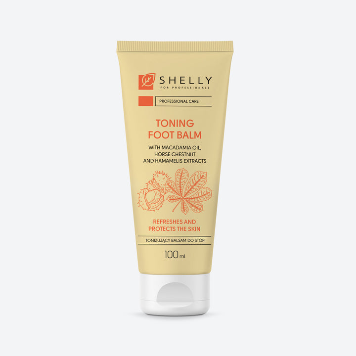 Toning foot balm with macadamia oil, extracts of horse chestnut and witch hazel - 100 ml