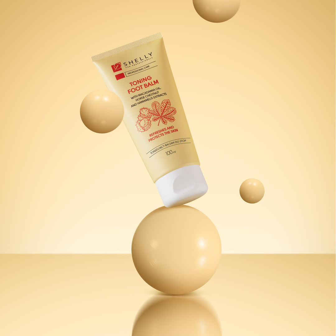Toning foot balm with macadamia oil, extracts of horse chestnut and witch hazel - 100 ml