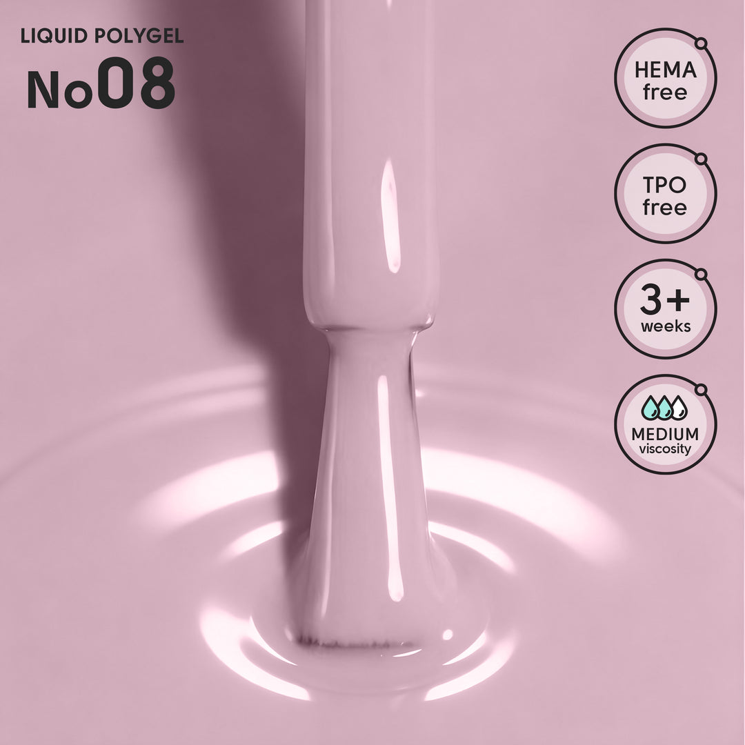 Płynny polygel 08 Liquid PolyGel Shelly 12 ml