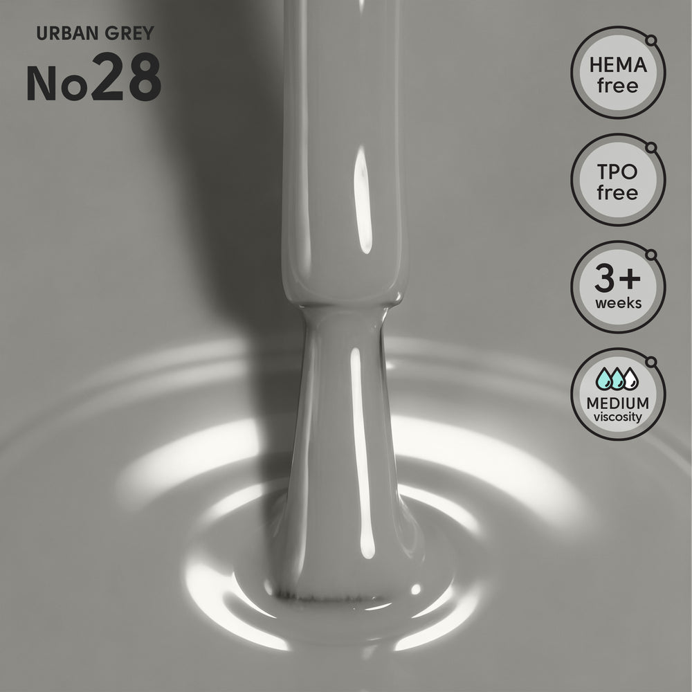 Lakier hybrydowy do paznokci 28 Urban Grey Shelly 12 ml