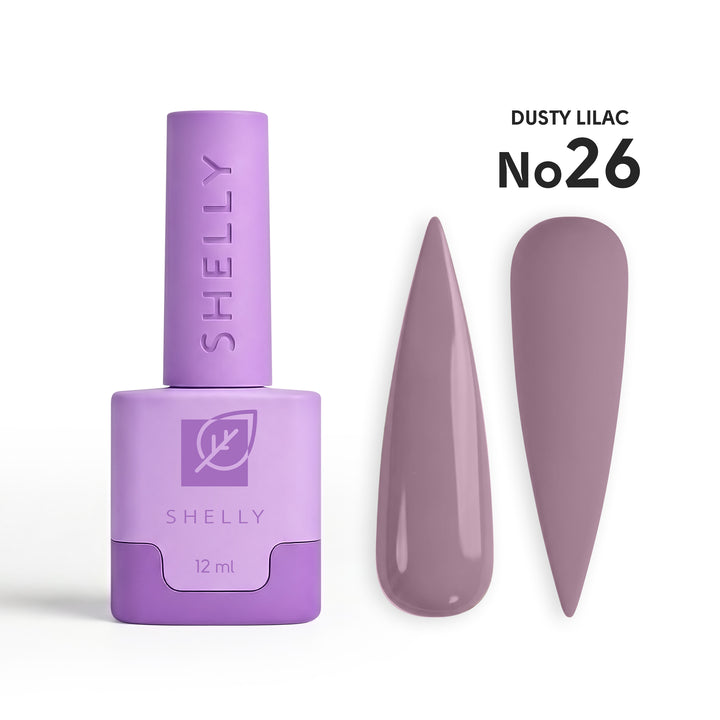 Lakier hybrydowy do paznokci 26 Dusty Lilac Shelly 12 ml