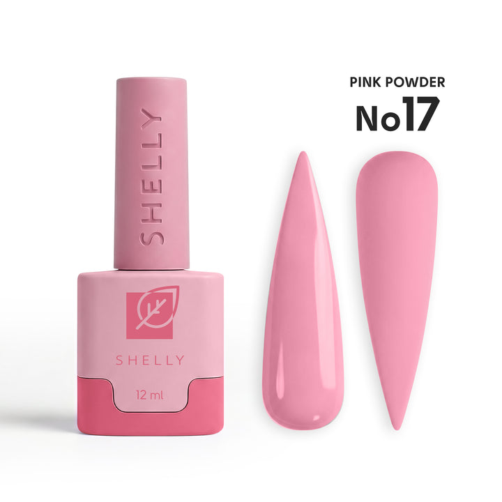Lakier hybrydowy do paznokci 17 Pink Powder Shelly 12 ml