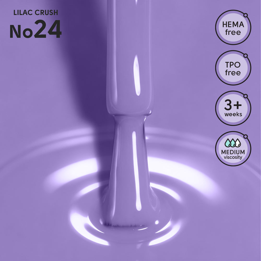 Lakier hybrydowy do paznokci 24 Lilac Crush Shelly 12 ml