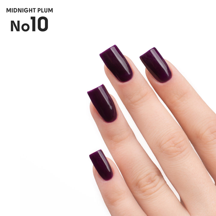 Lakier hybrydowy do paznokci 10 Midnight Plum Shelly 12 ml