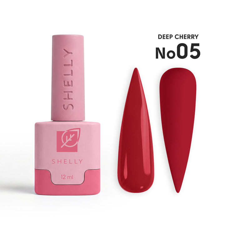 Lakier hybrydowy do paznokci 04 Cherry Icon Shelly 12 ml