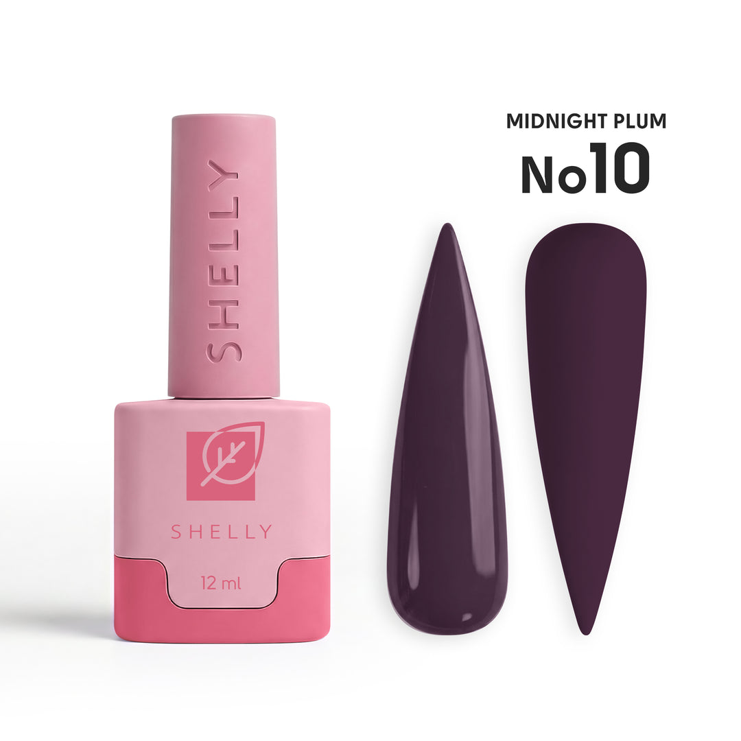 Lakier hybrydowy do paznokci 10 Midnight Plum Shelly 12 ml