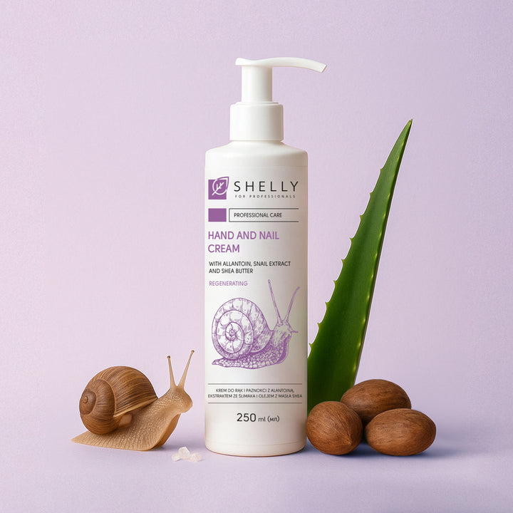 Hand and nail cream with allantoin, snail extract and shea oil - 250 ml